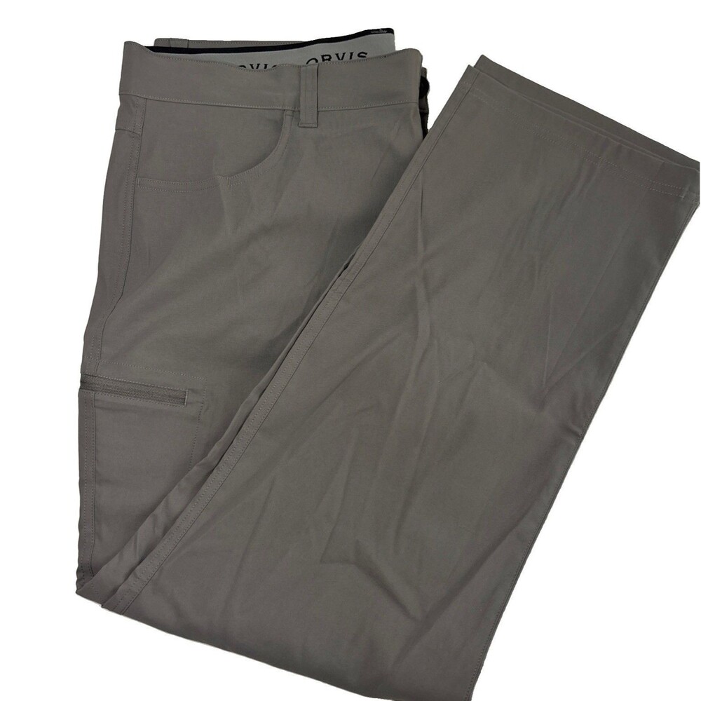 Orvis Jackson Quick Dry Mens Pants 38x30 Gunmetal Hiking Fishing Outdoor